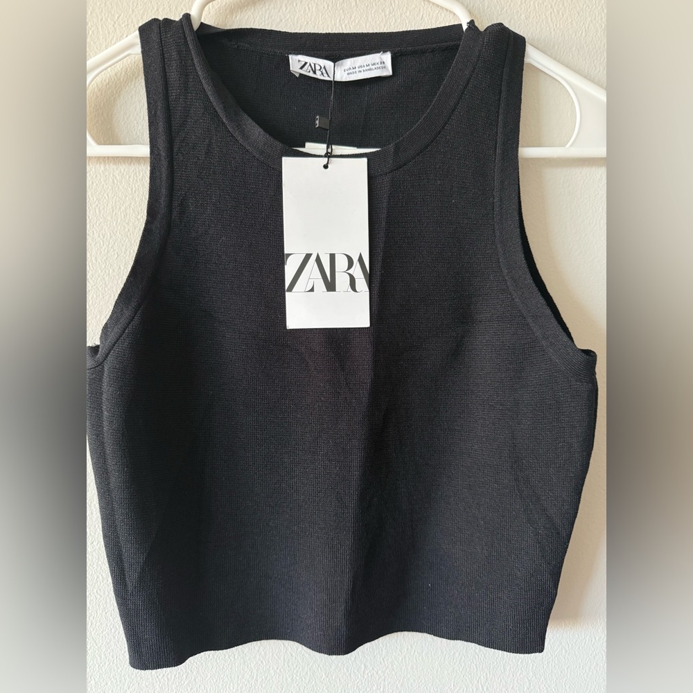 Zara Women's Classic Black Tank Top